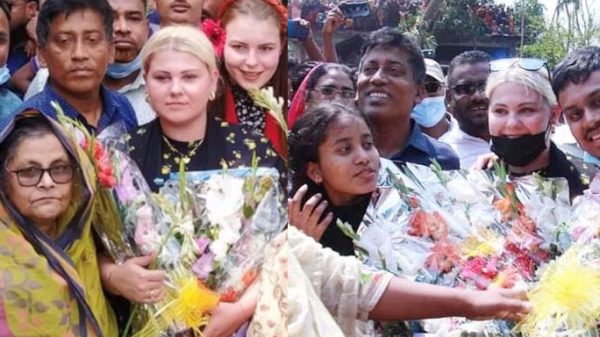 প্রেমের টানে ইসলাম গ্রহণ করে বরিশালে জার্মান তরুণী!